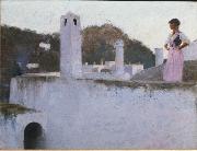 John Singer Sargent View of Capri France oil painting artist